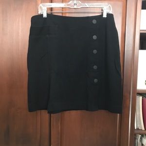 Cabi Skirt Ponte Utility Black Sz10